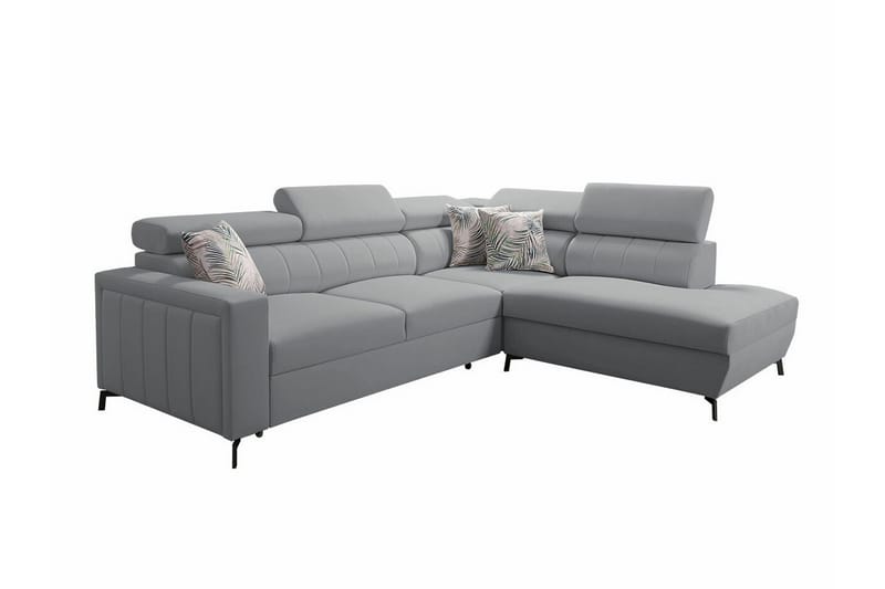 Galbally 3-seters Hjørnesovesofa - Lysegrå - Møbler - Sofaer - Sovesofaer