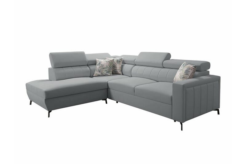 Galbally 3-seters Hjørnesovesofa - Lysegrå - Møbler - Sofaer - Sovesofaer