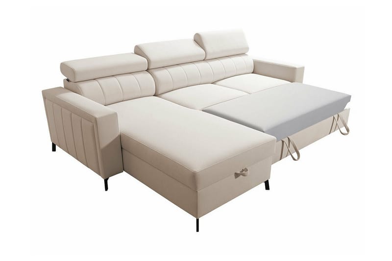 Galbally 3-sits Hörnbäddsoffa Dark blue - Møbler - Sofaer - Sovesofaer