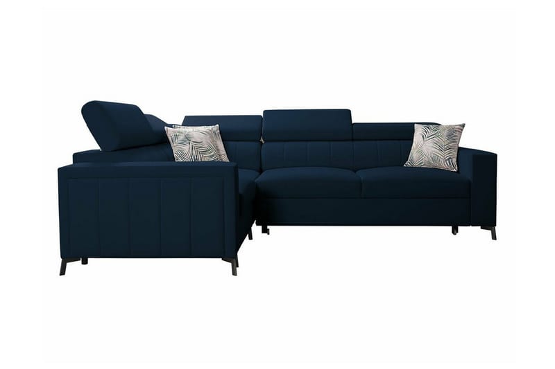 Galbally 3-sits Hörnbäddsoffa Dark blue - Møbler - Sofaer - Sovesofaer