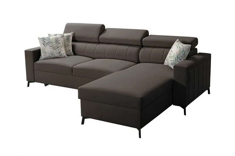 Galbally 3-sits Hörnbäddsoffa NO_BRAND Dark brown, undefined