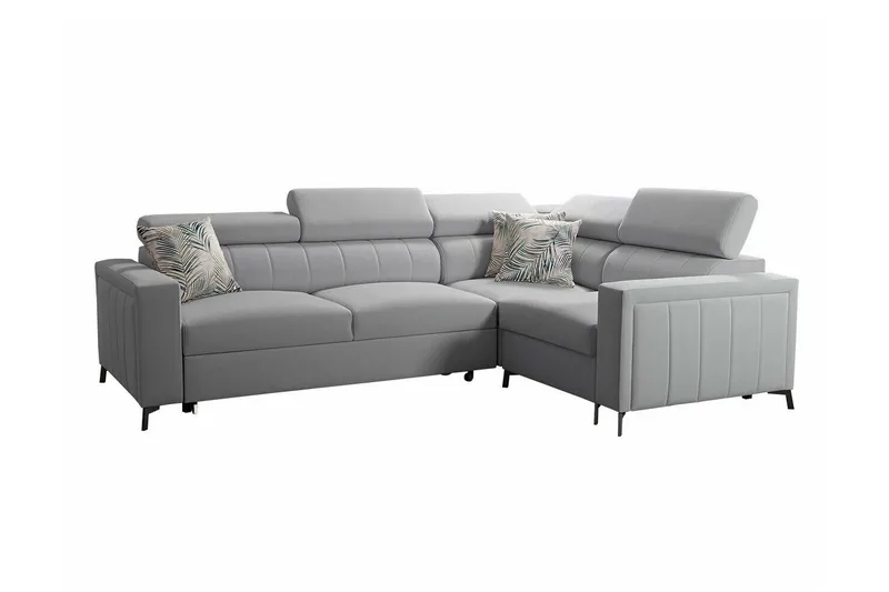 Galbally 3-sits Hörnbäddsoffa NO_BRAND Light grey, undefined