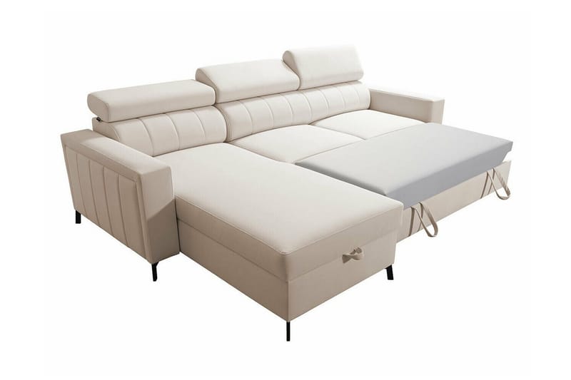 Galbally 3-sits Hörnbäddsoffa Pink - Møbler - Sofaer - Sovesofaer