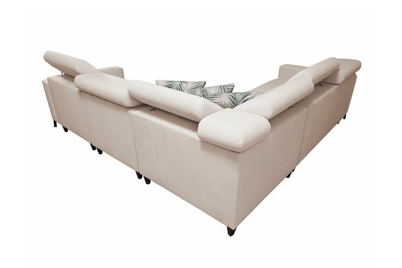 Galbally 4-seters Hjørnesovesofa - Beige - Møbler - Sofaer - Sovesofaer