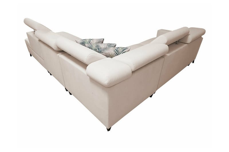 Galbally 4-seters Hjørnesovesofa - Beige - Møbler - Sofaer - Sovesofaer
