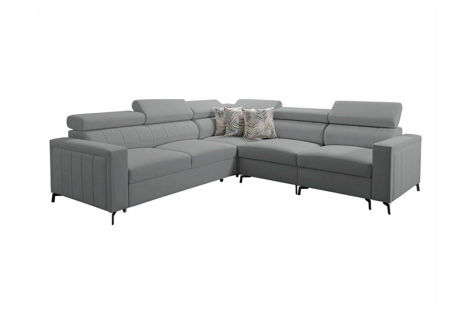 Galbally 4-seters Hjørnesovesofa - Lysegrå - Møbler - Sofaer - Sovesofaer