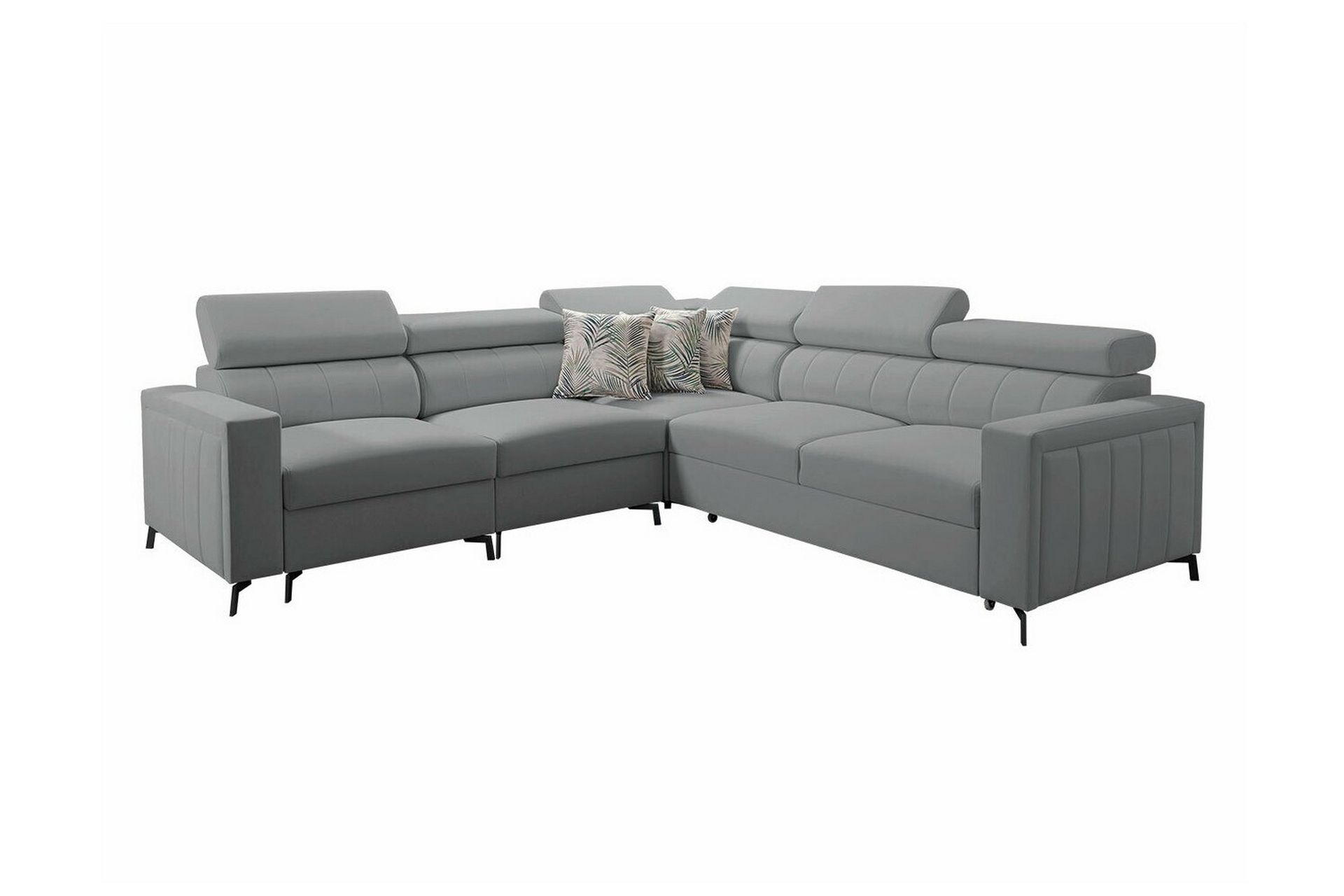 Galbally 4-seters Hjørnesovesofa - Lysegrå - Møbler - Sofaer - Sovesofaer