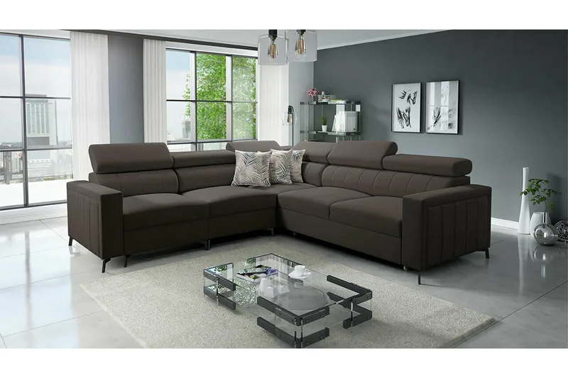 Galbally 4-seters hjørnesovesofa - Møbler - Sofaer - Sovesofaer