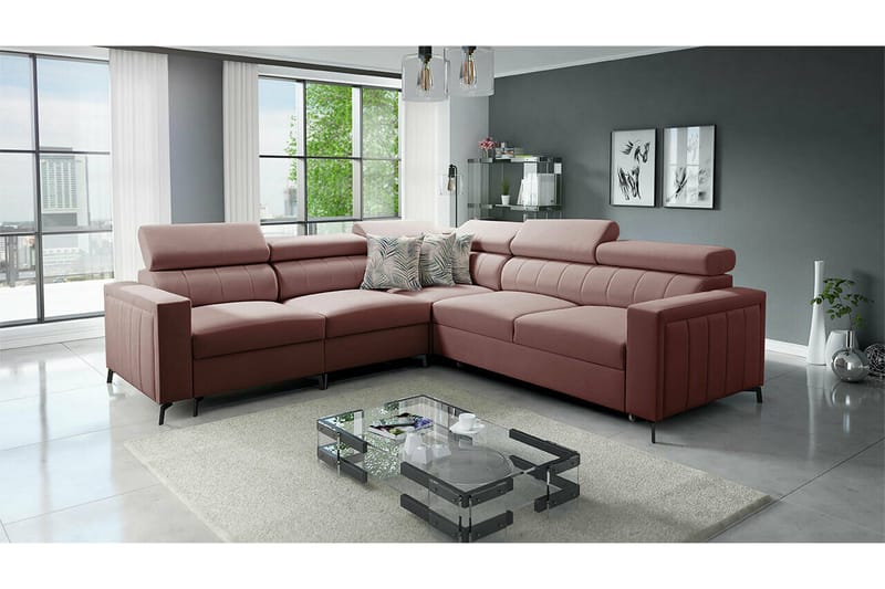 Galbally 4-seters hjørnesovesofa - Møbler - Sofaer - Sovesofaer