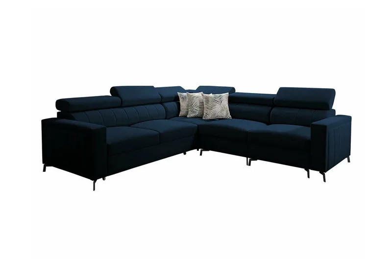 Galbally 4-sits Hörnbäddsoffa NO_BRAND Dark blue, undefined