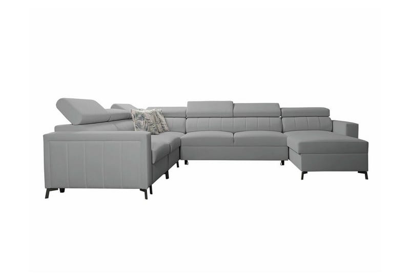 Galbally 5-seters Hjørnesovesofa - Lysegrå - Møbler - Sofaer - Sovesofaer