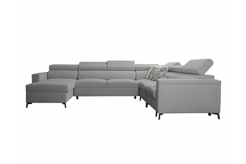 Galbally 5-seters Hjørnesovesofa - Lysegrå/Mørkegrå - Møbler - Sofaer - Sovesofaer