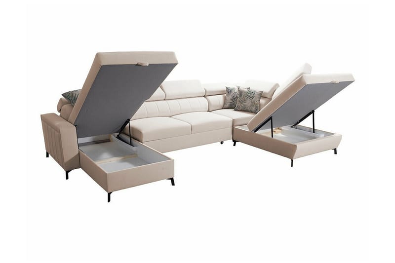 Galbally 5-seters hjørnesovesofa - Møbler - Sofaer - Sovesofaer