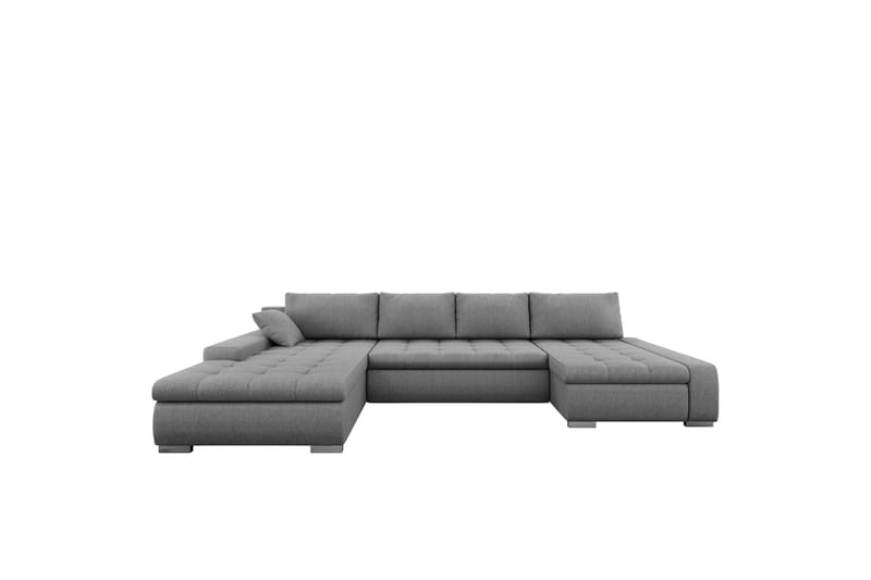 Gamal Sovesofa med Dobbel Sjeselong 4-seter - Grå - Møbler - Sofaer - Sovesofaer
