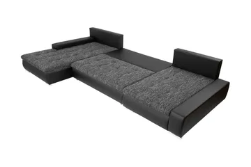 Gammel Sovesofa Dobbel Divan 4-Seter - Oransje - Møbler - Sofaer - Sovesofaer