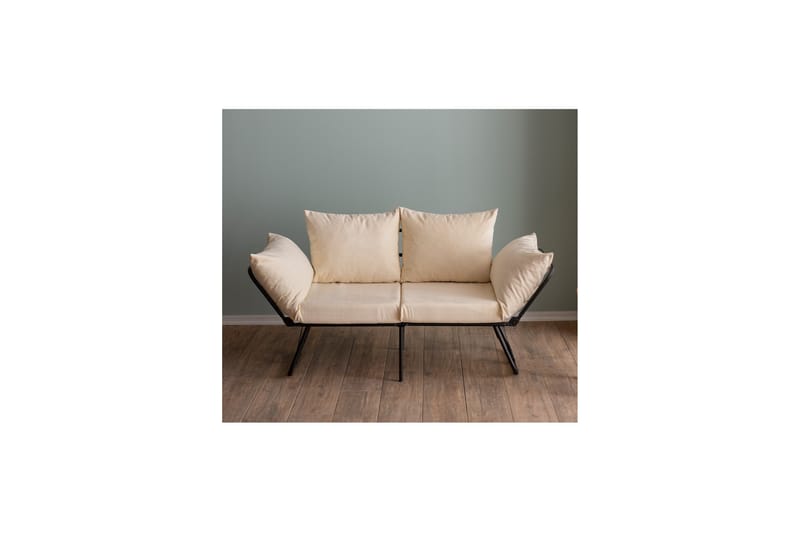 Giancarlo Sovesofa 2-seter - Krem - Møbler - Sofaer - Sovesofaer