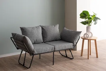 Giancarlo Sovesofa 2-seter - Lys grå - Møbler - Sofaer - Sovesofaer