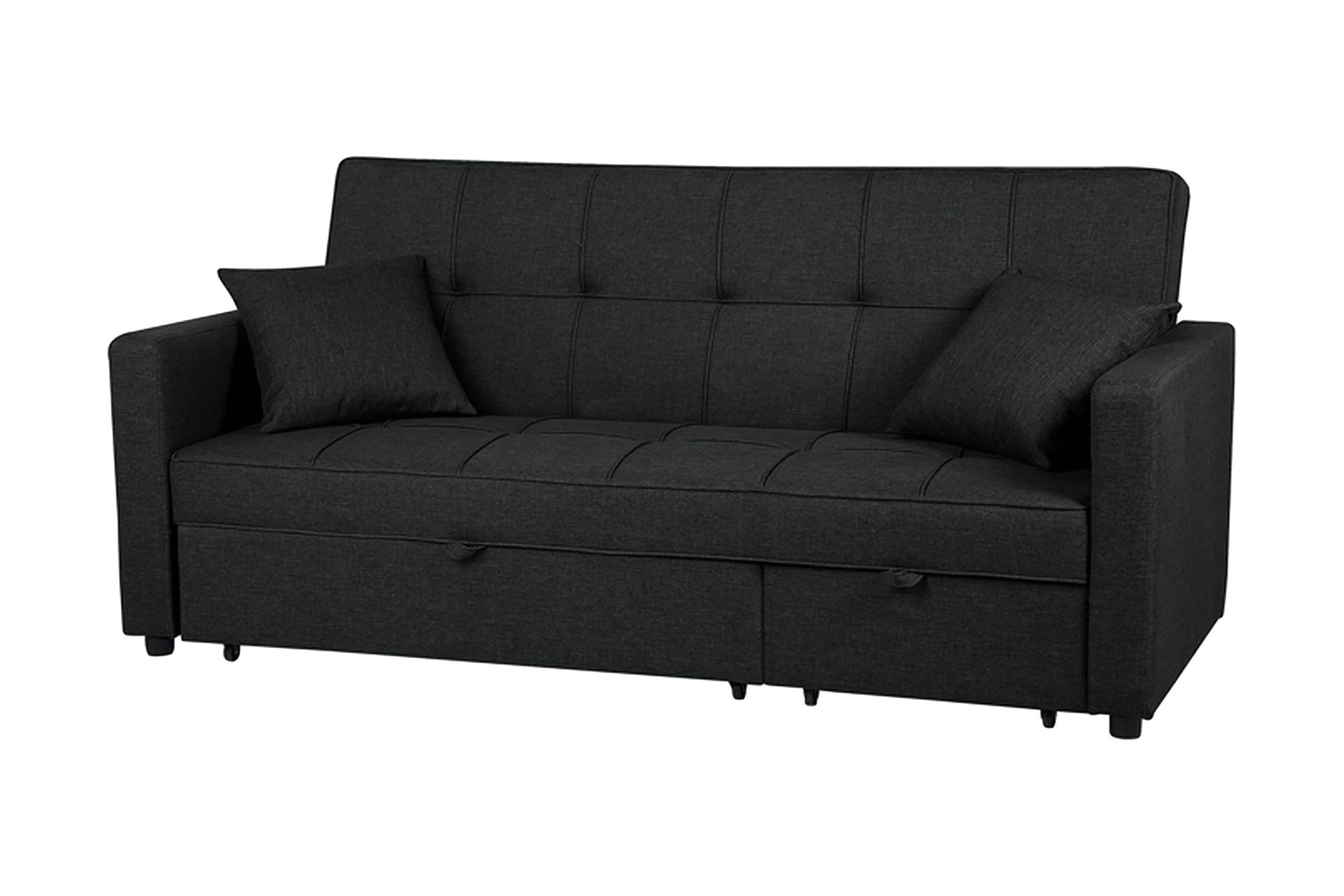 Glomma Sovesofa 207 cm - Svart