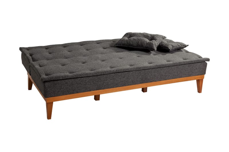 Glyddyn 3-seter Sovesofa - Grå - Møbler - Sofaer - Sovesofaer