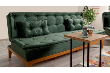 Glyddyn 3-seter Sovesofa - Grønn - Møbler - Sofaer - Sovesofaer