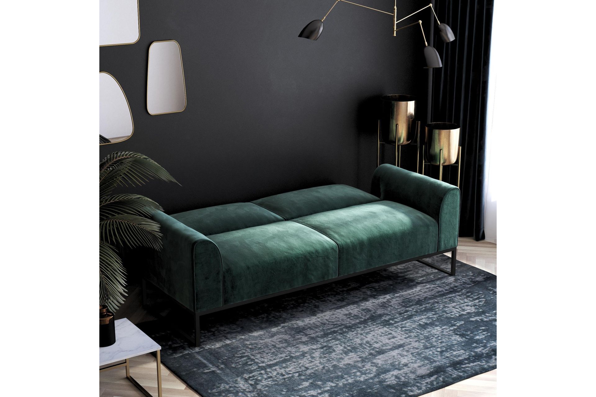 Gonxhe Sovesofa - Grønn - Møbler - Sofaer - Sovesofaer