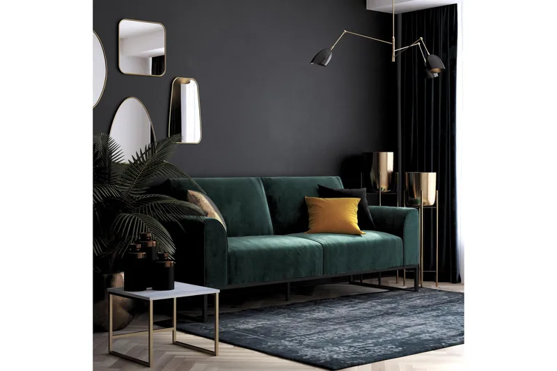 Gonxhe Sovesofa - Grønn - Møbler - Sofaer - Sovesofaer