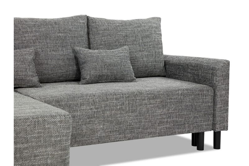 Grasela Hjørnesofa - Grå/Rød/Hvit - Møbler - Sofaer - Sovesofaer