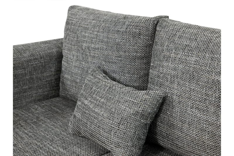 Grasela Hjørnesofa - Grå/Rød/Hvit - Møbler - Sofaer - Sovesofaer