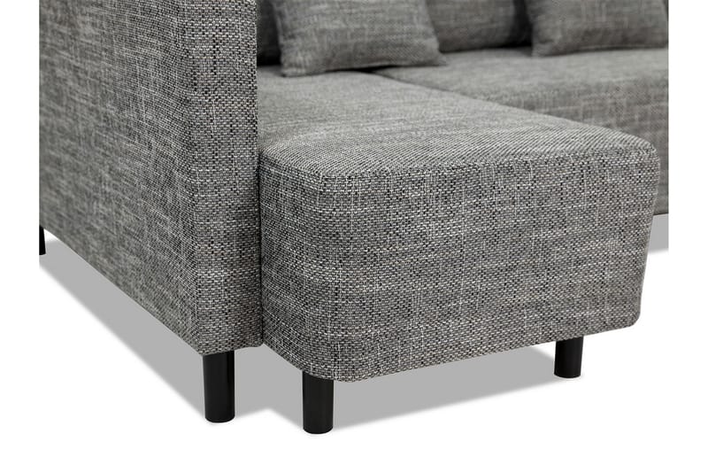 Grasela Hjørnesofa - Grå/Rød/Hvit - Møbler - Sofaer - Sovesofaer