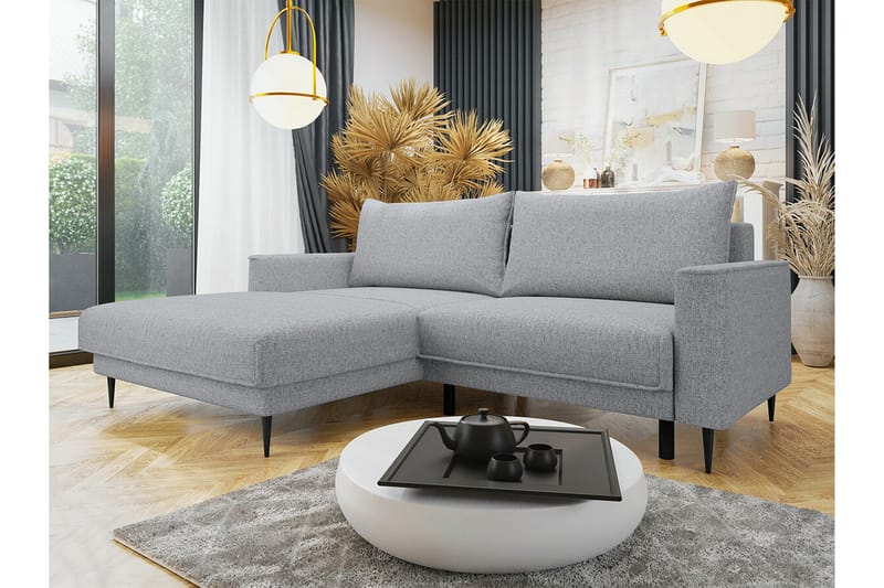 Graystone 2-seters Hjørnesovesofa - Lysegrå - Møbler - Sofaer - Sovesofaer
