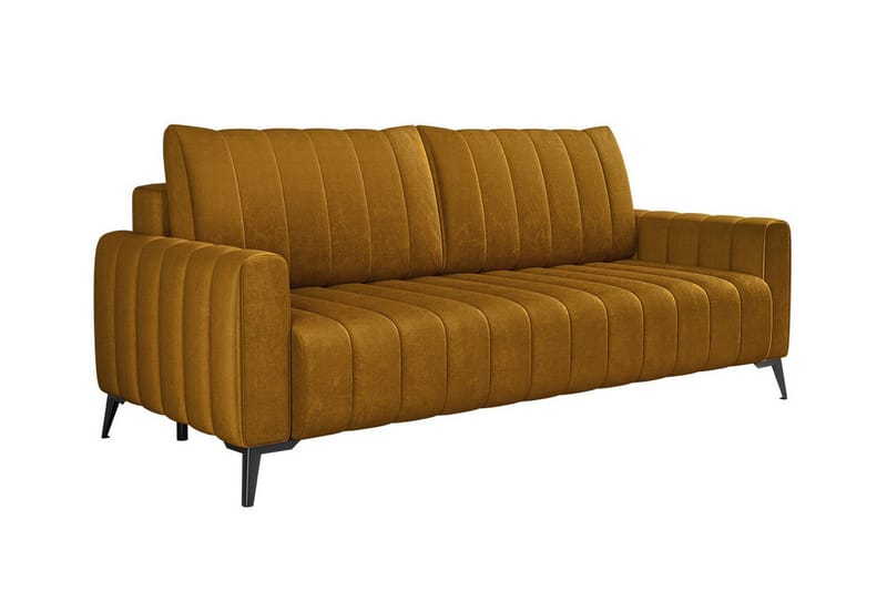 Graystone 2-seters Sovesofa - Mørkegul - Sovesofaer - 2 seters sovesofa