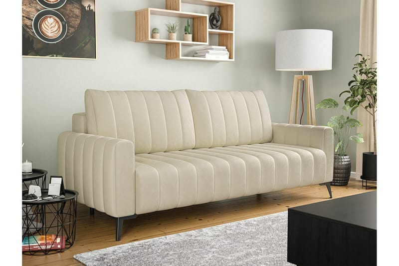 Graystone 2-sits Bäddsoffa NO_BRAND Beige/Light beige - Møbler - Sofaer - Sovesofaer