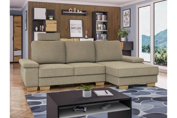 Graystone 3-seters Hjørnesovesofa - Beige - Møbler - Sofaer - Sovesofaer