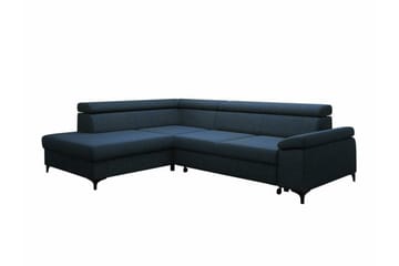 Graystone 3-seters Hjørnesovesofa - Blå - Møbler - Sofaer - Sovesofaer