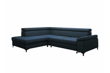 Graystone 3-seters Hjørnesovesofa - Blå - Møbler - Sofaer - Sovesofaer