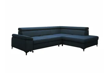 Graystone 3-seters Hjørnesovesofa - Blå - Møbler - Sofaer - Sovesofaer