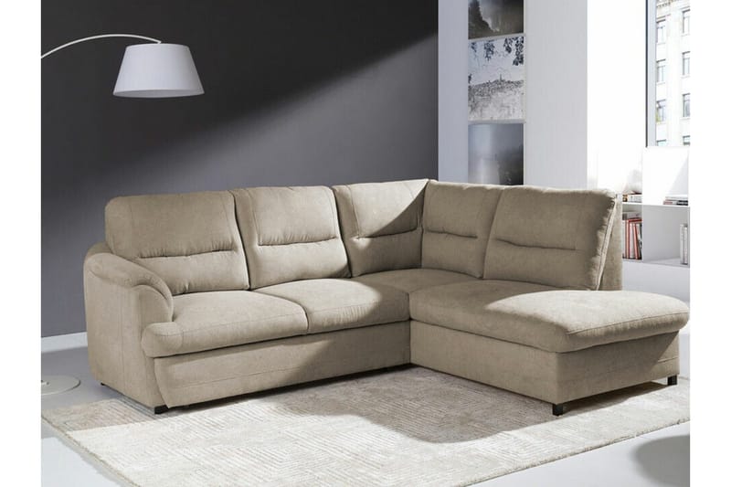 Graystone 3-seters Hjørnesovesofa - Cream - Møbler - Sofaer - Sovesofaer