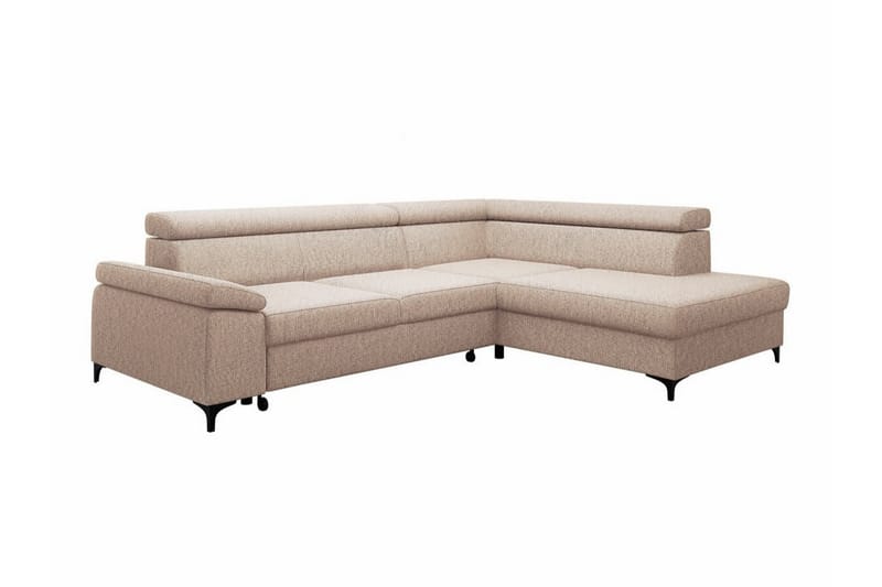 Graystone 3-seters Hjørnesovesofa - Cream - Møbler - Sofaer - Sovesofaer