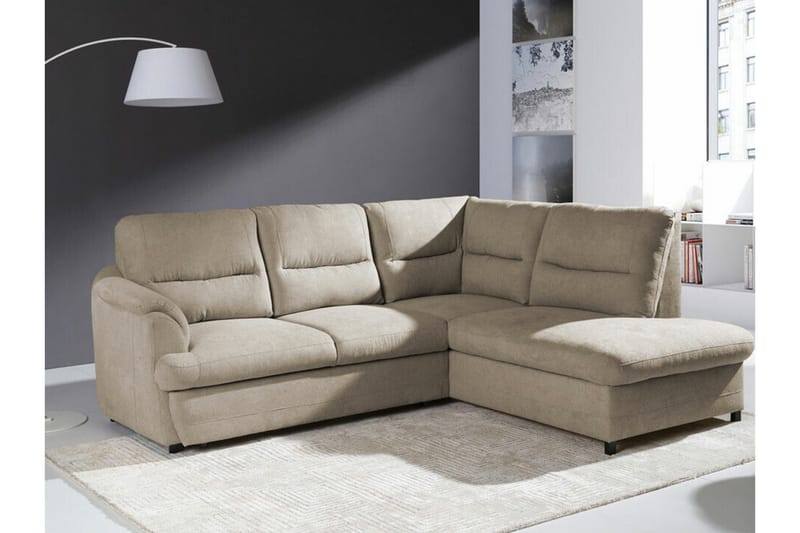 Graystone 3-seters Hjørnesovesofa - Cream - Sovesofaer - Hjørnesovesofa