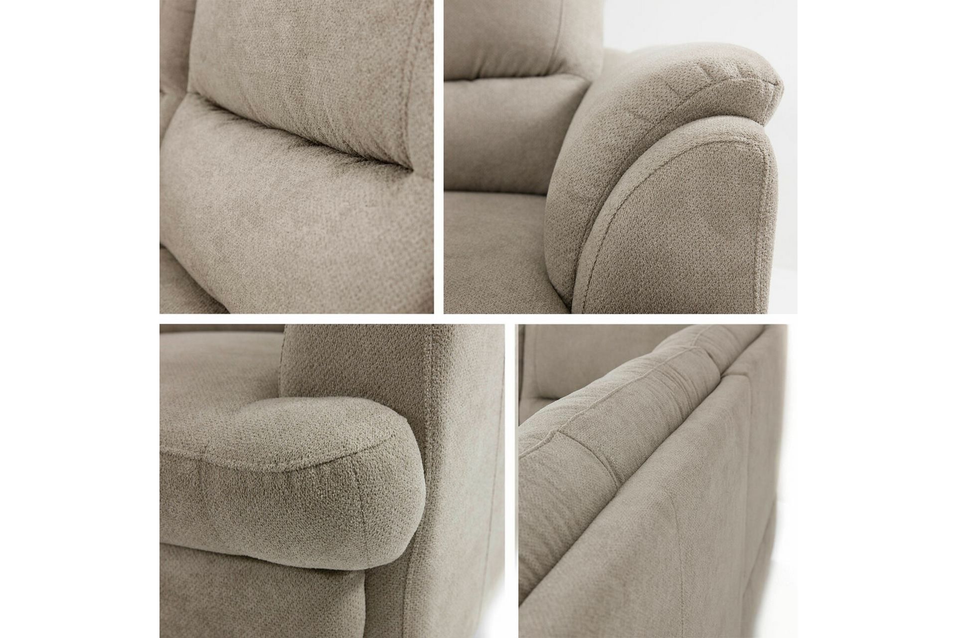 Graystone 3-seters Hjørnesovesofa - Cream - Møbler - Sofaer - Sovesofaer