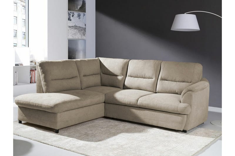 Graystone 3-seters Hjørnesovesofa - Cream - Møbler - Sofaer - Sovesofaer