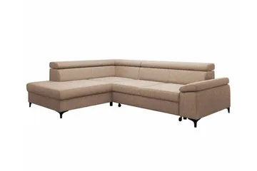 Graystone 3-seters Hjørnesovesofa - Lyse brun - Møbler - Sofaer - Sovesofaer