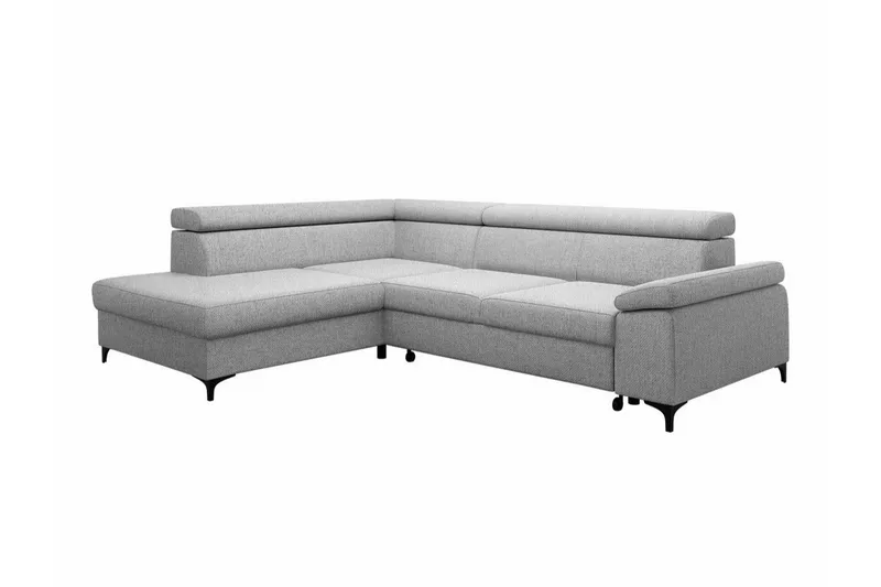 Graystone 3-seters Hjørnesovesofa, Lysegrå