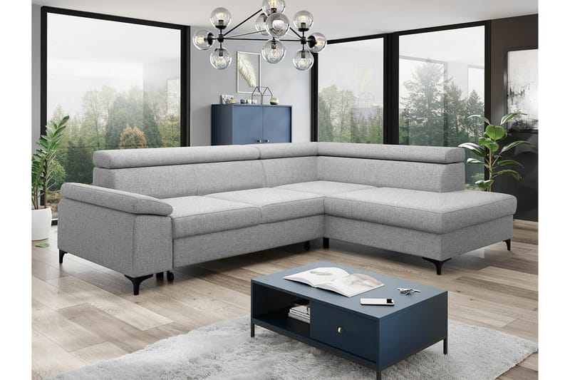 Graystone 3-seters Hjørnesovesofa - Lysegrå - Møbler - Sofaer - Sovesofaer