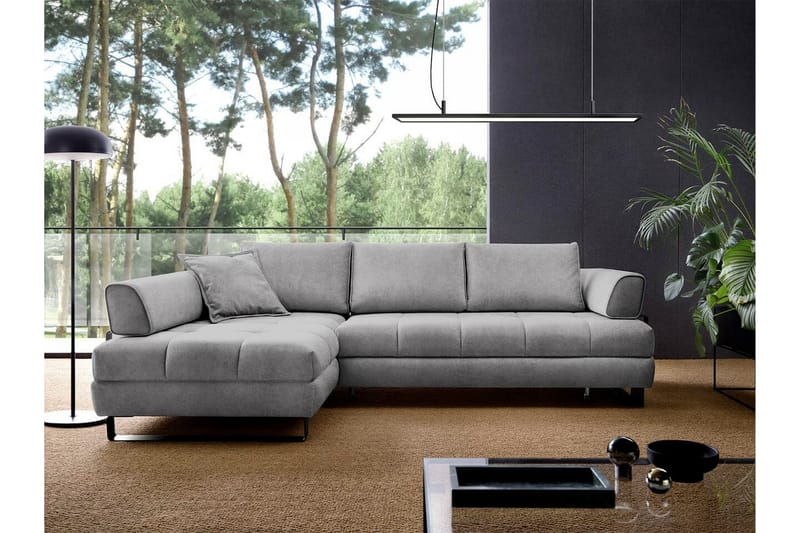Graystone 3-seters Hjørnesovesofa - Lysegrå - Møbler - Sofaer - Sovesofaer