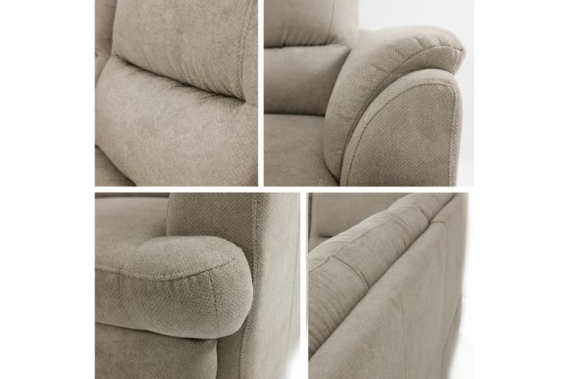 Graystone 3-seters Hjørnesovesofa - Lysegrå - Møbler - Sofaer - Sovesofaer