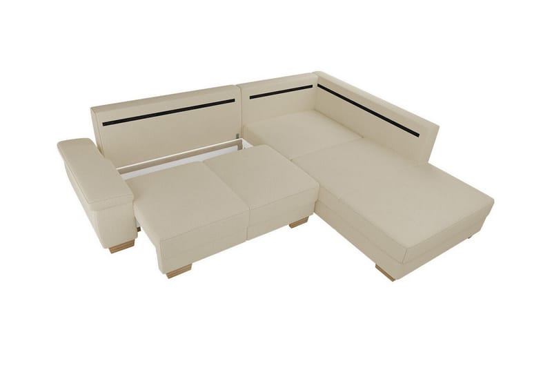 Graystone 3-seters Hjørnesovesofa - Lysegrå - Møbler - Sofaer - Sovesofaer