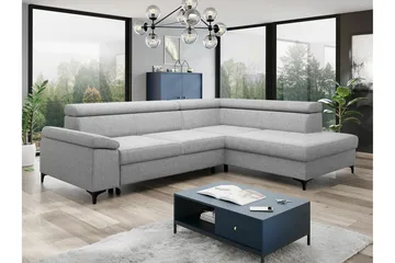 Graystone 3-seters Hjørnesovesofa - Lysegrå - Møbler - Sofaer - Sovesofaer
