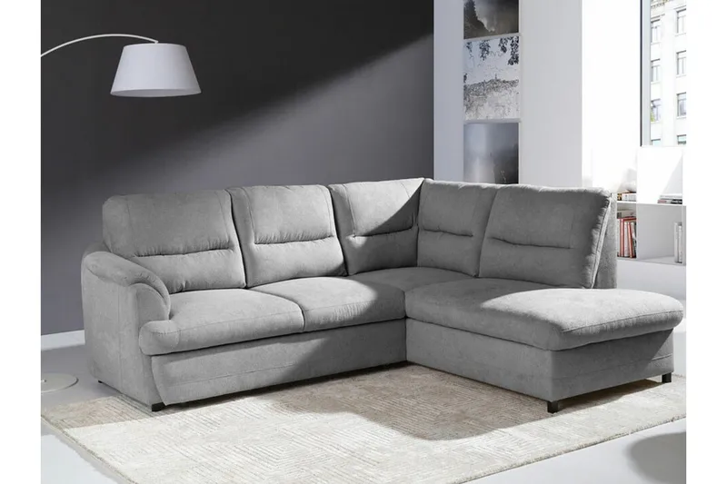 Graystone 3-seters Hjørnesovesofa - Lysegrå - Møbler - Sofaer - Sovesofaer