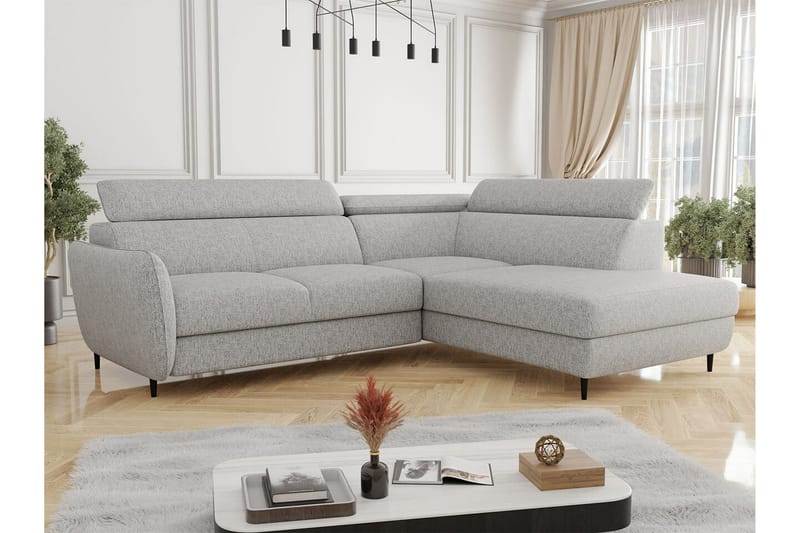 Graystone 3-seters Hjørnesovesofa - Lysegrå/Mørkegrå - Møbler - Sofaer - Sovesofaer